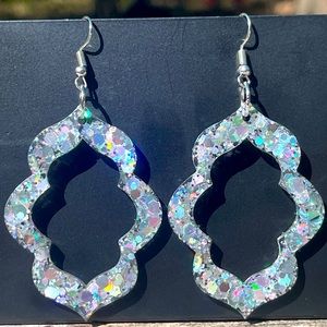Glitter Resin Earrings